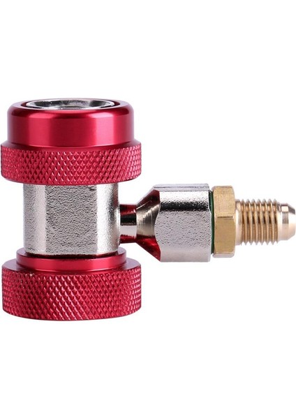 R134A/C Düşük/yüksek Hızlı Bağlantı Klima Bağlayıcı Adaptörü + Aspiratör Valfi Çekirdeği (Kırmızı)