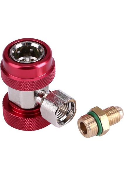 R134A/C Düşük/yüksek Hızlı Bağlantı Klima Bağlayıcı Adaptörü + Aspiratör Valfi Çekirdeği (Kırmızı) modelleri