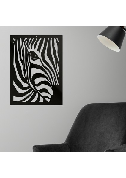 Ahşap Tablo - Zebra
