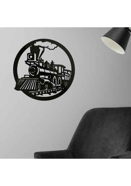 Ahşap Tablo - Tren