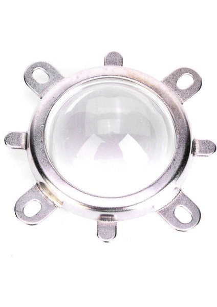 44MM Optik Cam Lens + 50MM Reflektör Kolimatör Kupası 20-100W LED Işık Için Sabit Braket fiyatları