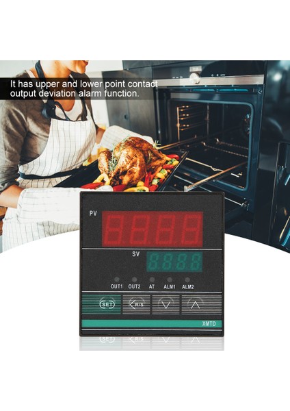 XMTD-6000/XMTD-6412/XMTD-6411/K/PT100 Ayarlanabilir Elektrikli Dijital Sıcaklık Kontrol Cihazı-Ht