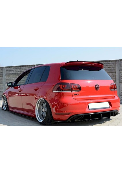 Volkswagen Golf 6 Gtı R V2 Spoiler Piona Black Spoyler