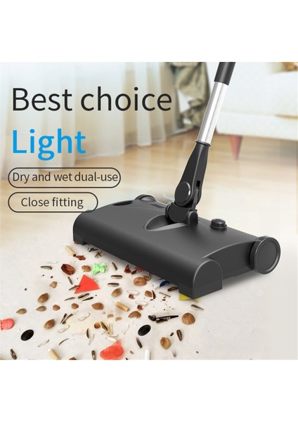 Kablosuz Elektrikli Zemin Paspas Süpürge Ev Robot Süpürge Süpürme Makinesi 2 In 1 Eldeği Kuru Islak Süpürücü Mop | Elektrikli Süpürgeler (Beyaz) indirimleri