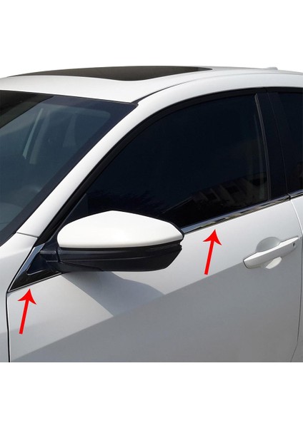 Honda Civic Fc5 Krom Cam Çıtası 8 Parça 2016 - 2021 fırsatları
