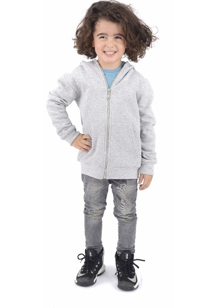 Erkek Çocuk SweatShirt GriMelanj