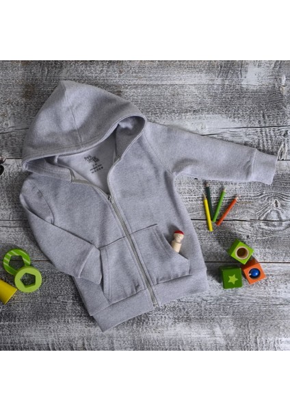 Erkek Çocuk SweatShirt GriMelanj