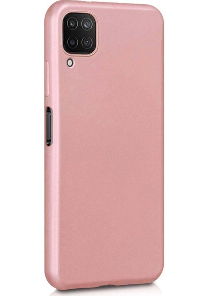 Matte Silicone Samsung Galaxy A22 4g Kılıf Rose Gold