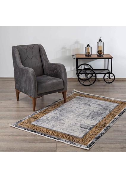 Ipek Mekik 160 x 235 cm Erva Halı 18114A-GOLD