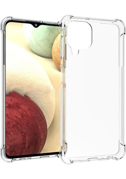 Samsung Galaxy M22 Kılıf Antishock Ultra Koruma Sert Kapak Renksiz
