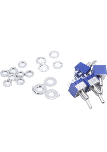 Srıwen Ac 6A 125V 2 Pozisyon 6pins Dpdt On-Off Mini Geçiş Anahtarı 4 Adet