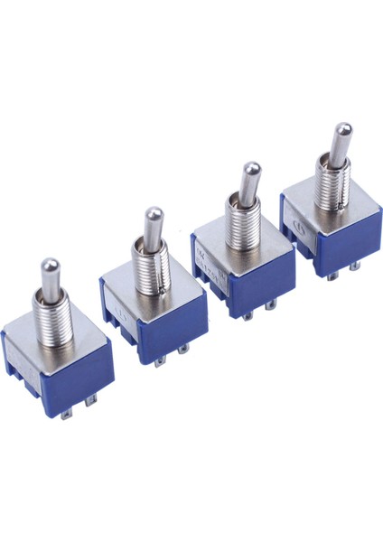 Srıwen Ac 6A 125V 2 Pozisyon 6pins Dpdt On-Off Mini Geçiş Anahtarı 4 Adet