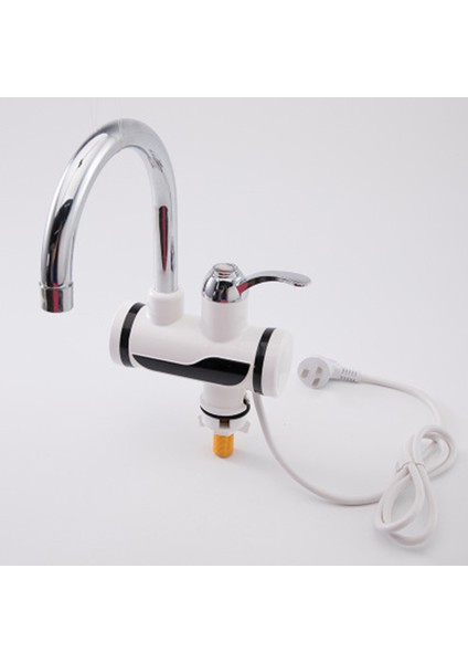Srıwen Ab Fişi Paslanmaz Çelik LED Dijital Ekran Sıcak ve Soğuk Su Mikser Musluk Suyu Isıtıcı Lavabo Havzası Musluk Çıkış Mikser Ab Fişi (Gümüş)(Yurt Dışından) modelleri