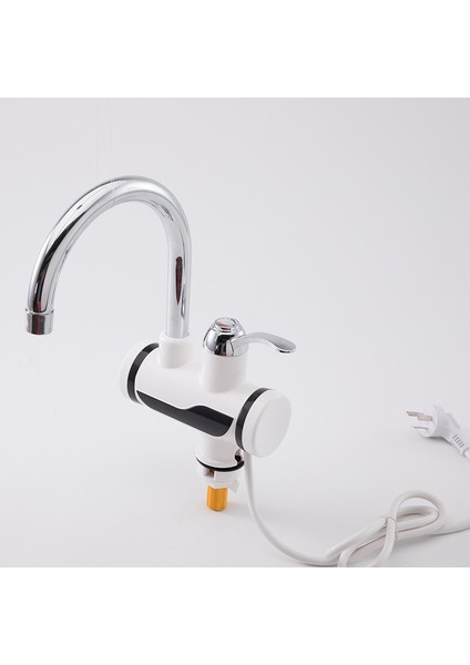 Srıwen Ab Fişi Paslanmaz Çelik LED Dijital Ekran Sıcak ve Soğuk Su Mikser Musluk Suyu Isıtıcı Lavabo Havzası Musluk Çıkış Mikser Ab Fişi (Gümüş)(Yurt Dışından) fırsatları