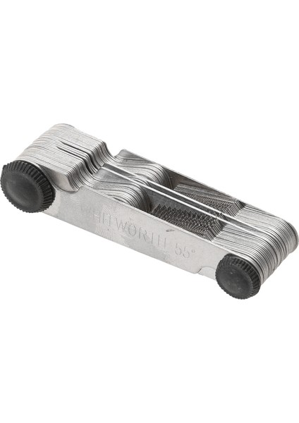 55 Whitworth & 60 Metrik & Amerikan Dişli Ölçer Vida Denetleyici Aletleri