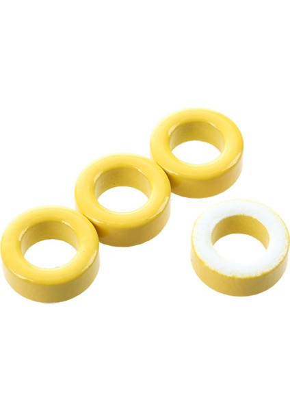EITGZWAS7MM Iç Çap Ferrit Halka Demir Toroid Çekirdekler Sarı Beyaz 50 Adet
