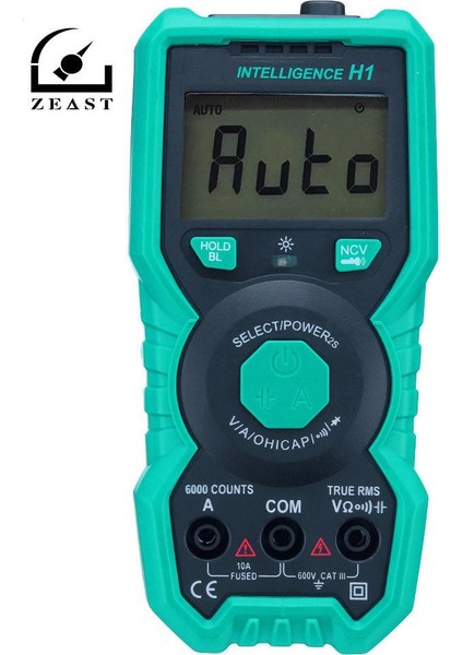 Aşırı Yük Koruma Fonksiyonlu Digitdigital Multimeter Akıllı Multimetre -