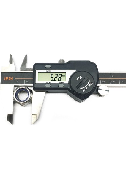 Dijital Paslanmaz Çelik Kumpas Mm/inç Yüksek Hassasiyetli LCD Ekran Sürmeli Kumpas IP54 Su Geçirmez 0-100 mm modelleri