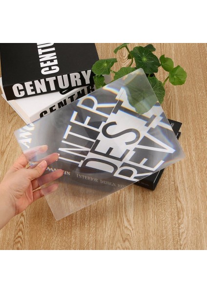 Xl Tam Sayfa Büyüteç Sayfası Fresnel Lens 3x Büyütme Büyüteç Simli fiyatları