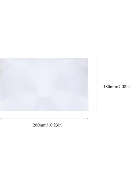 Xl Tam Sayfa Büyüteç Sayfası Fresnel Lens 3x Büyütme Büyüteç Simli modelleri