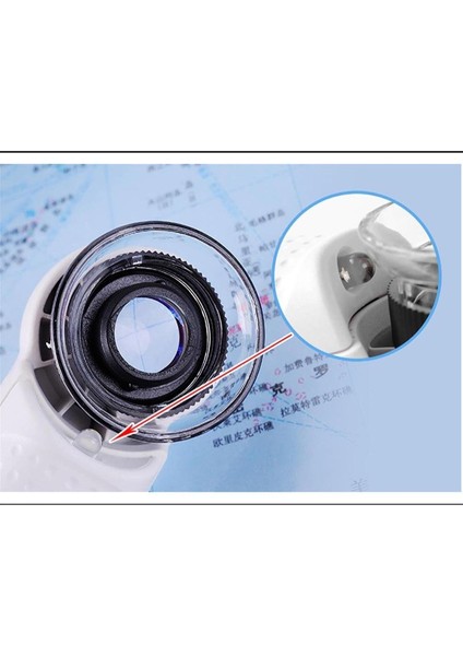 Yüksek Çözünürlüklü Optik Wenwan Yeşim Takı Elmas Tanımlama Oyma Için LED Işık Büyüteç ile 45 Kez Elde - indirimleri