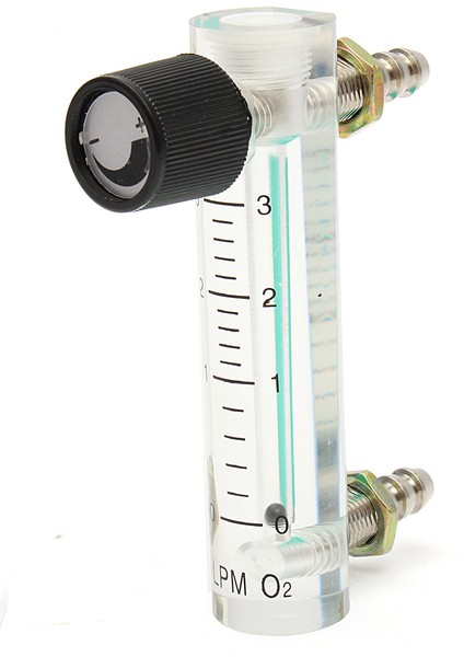 0-3lpm 0.1mpa Akrilik Gaz Hava Oksijen Akış Ölçer Kontrol Valfi ile Debimetre fiyatları