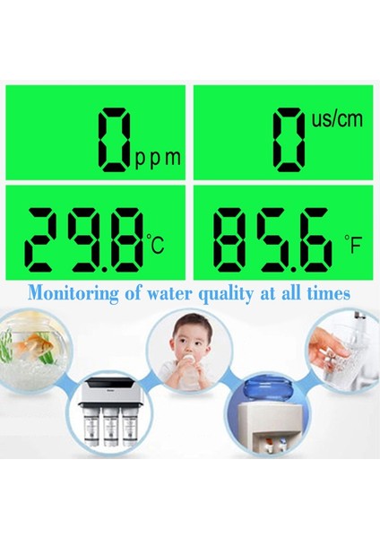 Tds Su Kalitesi Test Kalemi Iletkenlik ve Sıcaklık Testi modelleri