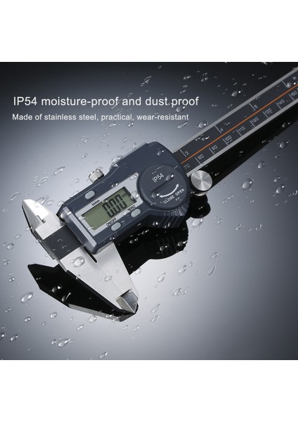 Dijital Paslanmaz Çelik Kumpas Mm/inç Yüksek Hassasiyetli LCD Ekran Sürmeli Kumpas IP54 Su Geçirmez 0-150MM(Yurt Dışından) modelleri