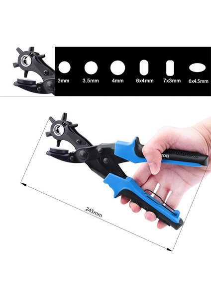 Kemerler Için Delme Aleti, Cetvelli, Kumaş Tornavida, Eyer indirimleri