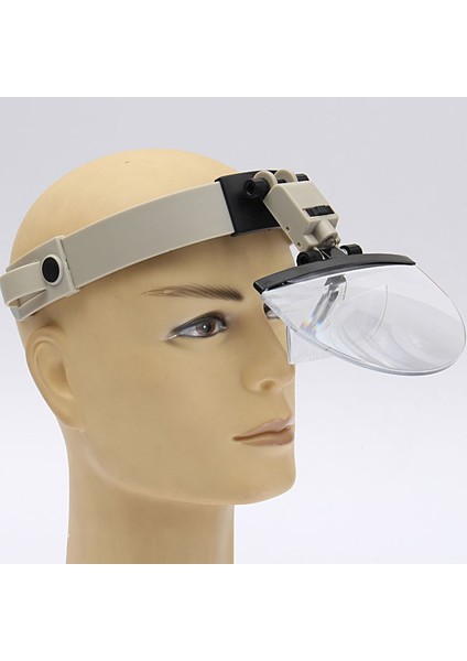 Yararlı Araçlar Kafa Bandı Başa Monte LED Lambalar Işık Kuyumcu Büyüteç Büyüteç Büyüteç 2x 3.5x 4.5x 5.5x(Yurt Dışından) fiyatları