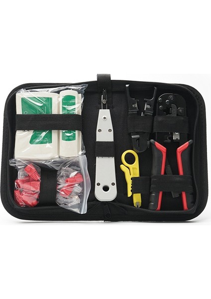 Ağ Kelepçesi Alet Kablosu Delikli Çift Amaçlı Pense Kırmızı-Siyah fiyatları