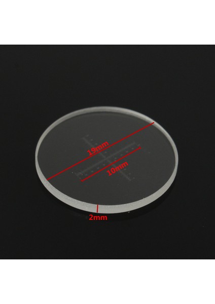 Mikroskop Objektif Aşaması Mikrometre Kalibrasyon Slide 10MM/100 0.1mm C7 Hakkında Detaylar