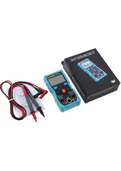 Aneng V01A Dijital True Rms Multimetre Test Cihazı Ncv Veri Tutma ile Automotriz Multimetre Otomatik Ayarlama LCD Arka Işık + El Feneri - Mavi fırsatları