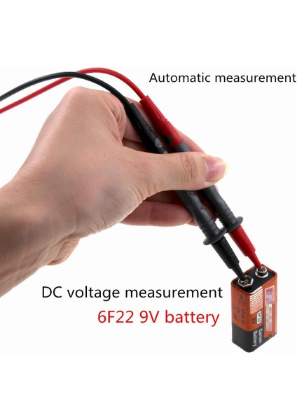 Aneng V01A Dijital True Rms Multimetre Test Cihazı Ncv Veri Tutma ile Automotriz Multimetre Otomatik Ayarlama LCD Arka Işık + El Feneri - Mavi indirimleri