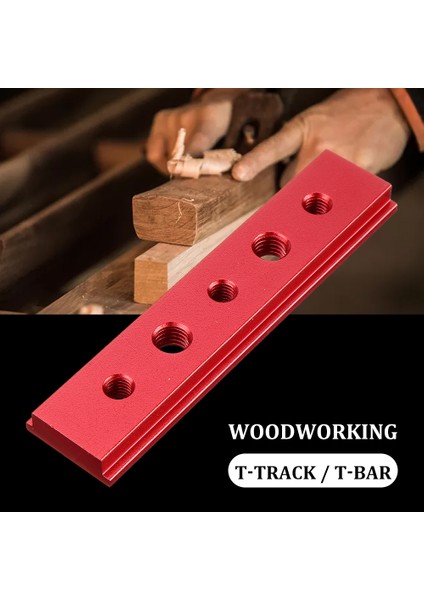 Kırmızı 100-600MM Alüminyum Alaşımlı Gönye T-Track T-Bar Somun Kaydırıcı Dıy Ağaç Işleme Aracı - 200MM T-Bar Kaydırıcı M8(Yurt Dışından) fiyatları