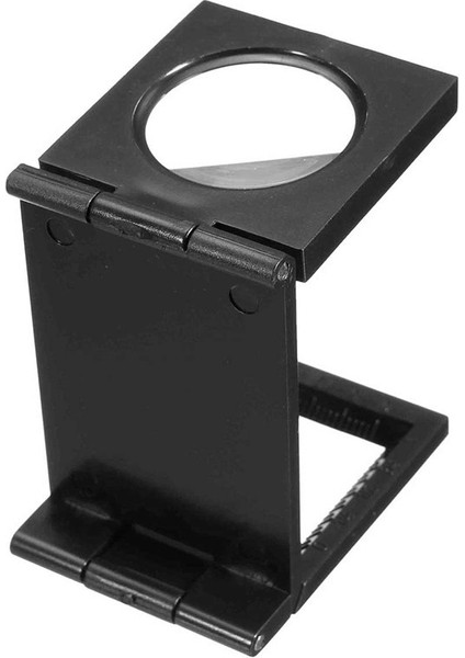 Aracı 10X 28MM Mini Mikroskop Ölçekli Katlanır Büyüteç Büyüteç indirimleri