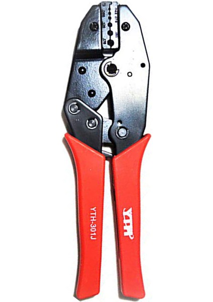 Alet Parçaları Tel Sıkma Pensesi Yalıtımlı Terminaller Için Cırcırlı Aletler Alın Konnektörleri Sıkma Şekillendirici Pense YTH230PA fırsatları