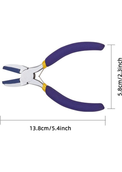Mücevher Pense Seti El Sanatları ve Mücevher Alet Seti Mor Saplı Aşınma Gill Plastik Kafalı Plastik Kafa Pensesi fiyatları