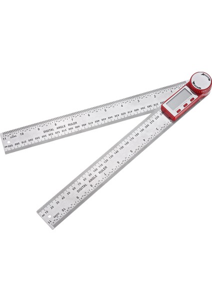 0-200/300/500MM Paslanmaz Çelik Dijital Metre Açı Inklinometre Açı Dijital Cetvel Elektron Gonyometre Iletki Açı Bulucu Ölçme Aleti - 0-200MM fiyatları