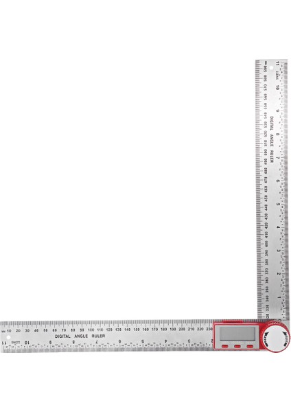 0-200/300/500MM Paslanmaz Çelik Dijital Metre Açı Inklinometre Açı Dijital Cetvel Elektron Gonyometre Iletki Açı Bulucu Ölçme Aleti - 0-200MM modelleri
