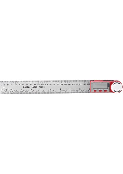 0-200/300/500MM Paslanmaz Çelik Dijital Metre Açı Inklinometre Açı Dijital Cetvel Elektron Gonyometre Iletki Açı Bulucu Ölçme Aleti - 0-200MM fırsatları