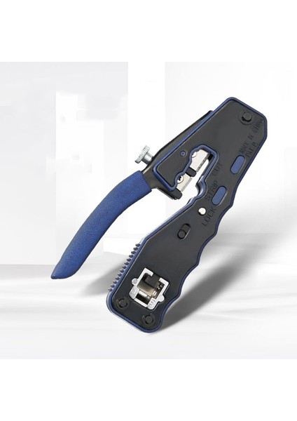 Çok Fonksiyonlu RJ45EZ Açık Delikten Kristal Kafa 8p Ayarlanabilir Ağ Aracı Sıkma Sıkma Kablo Pensesi fiyatları