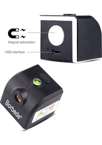 Ma Borbede Taşınabilir Mini Çapraz Kırmızı Lazer Seviye Ölçer 650NM Tesviye Aleti fiyatları