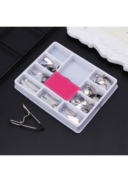 36 Adet Diş Eyer Konturlu Metal Matrisler Matrix Yaylı Klipsli Evrensel Kit fırsatları
