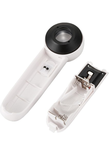 40X Optik Cam Cep El Büyüteç Büyüteç Büyüteç, 2 LED Lamba Işığı ile Iridoloji Analizi Için(Yurt Dışından) fırsatları