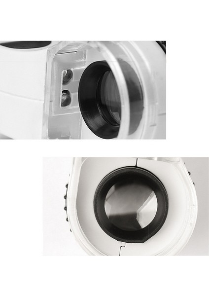 60X 10MM Şarj Edilebilir Ayarlanabilir Evrensel Klipsled Lamba / Uv Işık / USB Kablolu Mikroskop Büyüteç fırsatları