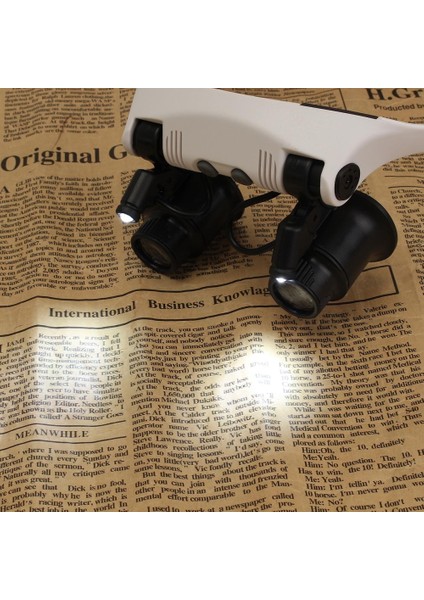 10X 15X 20X 25X Gözlükler Gözlükler LED Lamba Büyüteç Büyüteç Mücevherat Tamiri fiyatları