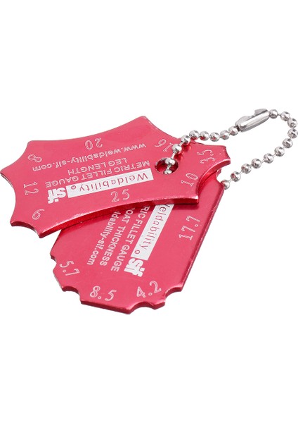 2 Parçalı Kaynak Mastarı -Kırmızı (Yurt Dışından)