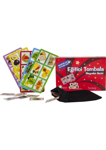 Tombala Meyveler Serisi - Eğitici Tombala fiyatları