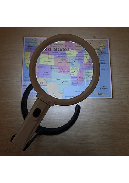 Araç 12 LED Aydınlatma Masası Katlanır El Masa Lambası LED Aydınlatmalı 1.8x 5x Tezgah Büyüteç Büyüteç Ab Güç Şarj Cihazı modelleri